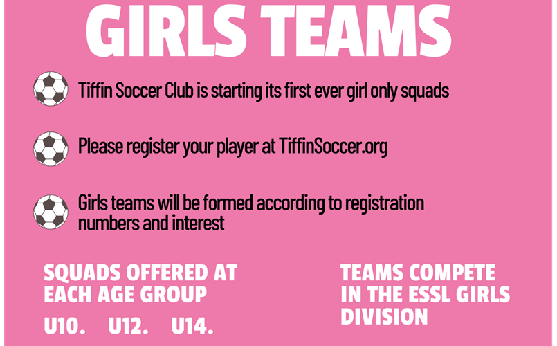 TSC now forming GIRLS teams! 